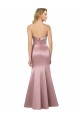 Discount Old Hollywood-Inspired Strapless Formal Satin Bridesmaid Dress / Prom Dress