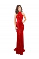 Discount Halter High Neck Mermaid Open Back Formal Sequin Bridesmaid Dress / Prom Dress