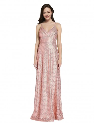 Discount High Neck Low Back Sparkling Formal Sequin Bridesmaid Dress / Prom Dress