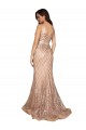Discount Sleek Long Mermaid Formal Sparkling Sequin Bridesmaid Dress / Prom Dress