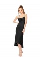 Discount High Low Formal Silky Satin Cowl Neck Cocktail Midi Bridesmaid Dress / Prom Dress