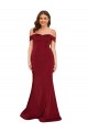 Discount Off Shoulder Sleeves Sweetheart Neckline Long Formal Spandex Bridesmaid Dress / Prom Dress