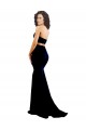 Discount Two Piece High Neck Formal Crepe Bridesmaid Dress / Prom Dress