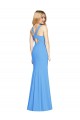 Discount Flattering Trumpet Long Sleeveless Bridesmaid Dress / Prom Dress with Open Back