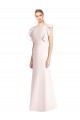 Discount Ruffle Cap Sleeves Open Back Trumpet Bridesmaid Dress / Prom Dress