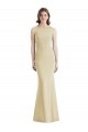 Discount Criss Cross Twist Cutout Back Trumpet Bridesmaid Dress / Prom Dress