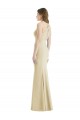 Discount Criss Cross Twist Cutout Back Trumpet Bridesmaid Dress / Prom Dress