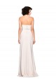 Discount Strapless Crepe Fitted Bridesmaid Dress / Prom Dress with Twist Bow