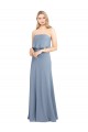 Discount High Neck Sheath Sleeveless Stretch Formal Crepe Bridesmaid Dress / Prom Dress