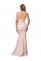 Discount Full Length Sweetheart Formal Crepe Bridesmaid Dress / Prom Dress with Tulle Overlay