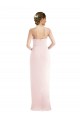 Discount Halter Draped Tulip Skirt Maxi Bridesmaid Dress / Prom Dress