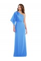 Discount One Shoulder Bell Sleeves Trumpet Bridesmaid Dress / Prom Dress
