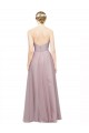 Discount Sweetheart Neckline Long Tulle Bridesmaid Dress with Lace Bodice