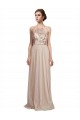 Discount Sweetheart Tulle Bridesmaid Dress with High Neck Illusion Bodice