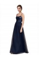 Discount Spaghetti Strap Tulle Bridesmaids Dress with Ballerina Neckline