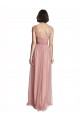 Discount V-Neck Illusion Tulle Bridesmaids Dress