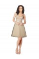 Discount Tulle Bridesmaid Dress with Embroidery and Beading