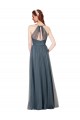 Discount Beach-inspired Sweetheart Tulle Long Bridesmaid Dress