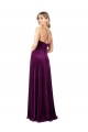 Discount Draped Neckline Spaghetti Straps Formal Velvet Bridesmaid Dress / Prom Dress