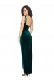 Discount One Shoulder Velvet Front Wrap Bridesmaid Dress / Prom Dress 