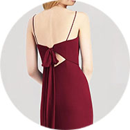 Discount Tie Back Bridesmaid Dresses