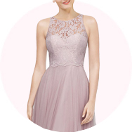Discount Illusion Neck Bridesmaid Dresses