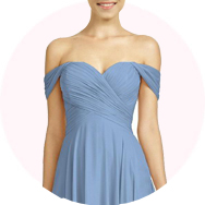 Discount Off the Shoulder Bridesmaid Dresses