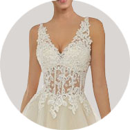 Discount V-Neck Wedding Dresses